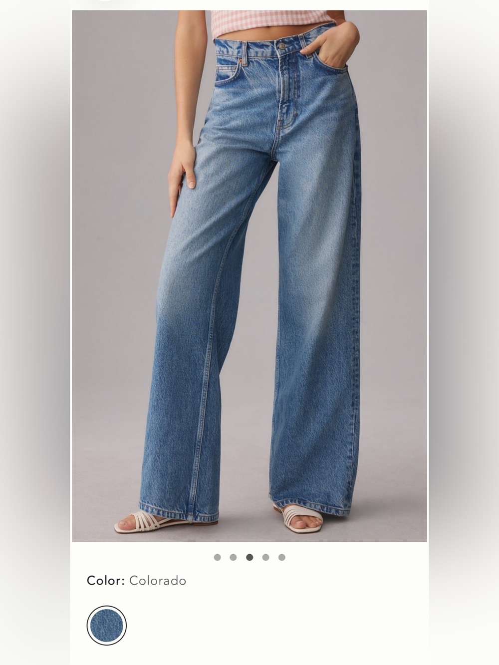 Reformation Cary High-rise wide leg